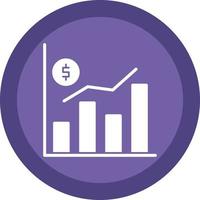 conception d'icônes vectorielles de données financières vecteur