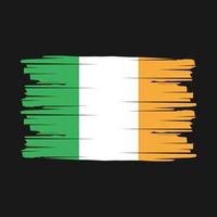 vecteur de brosse drapeau irlande