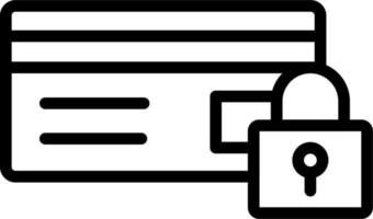 crédit carte Sécurité vecteur icône