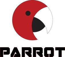 perroquet tête logo vecteur fichier