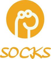 chaussettes magasin logo vecteur fichier