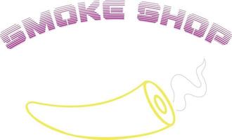 fumée magasin logo vecteur fichier