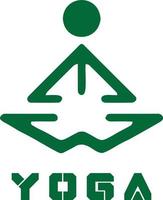yoga session logo vecteur fichier