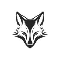 une élégant noir et blanc Renard logo vecteur pour vous et votre marque.