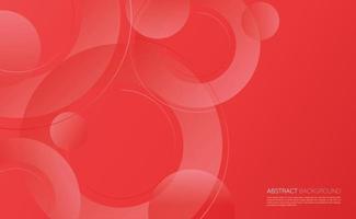 illustration vectorielle de fond abstrait cercle rose rouge vecteur