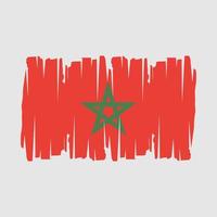 drapeau maroc illustration vectorielle vecteur