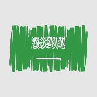 saoudien Saoudite drapeau vecteur illustration