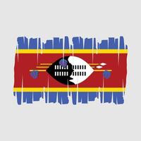 Swaziland drapeau vecteur illustration