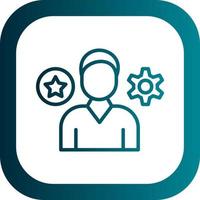 conception d'icônes vectorielles de compétences des employés vecteur
