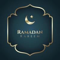 élégant Contexte de Ramadan avec d'or lune. - vecteur. vecteur