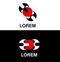 logo conception, Facile logo, lettre logo, minimaliste logo vecteur