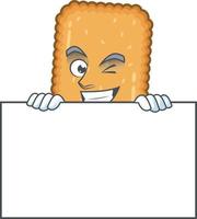 biscuit dessin animé personnage vecteur