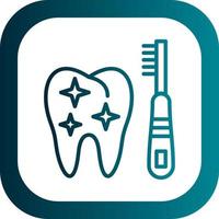 conception d'icône de vecteur de soins dentaires