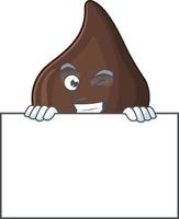 Chocolat conitos dessin animé personnage vecteur