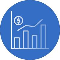 conception d'icônes vectorielles de données financières vecteur