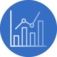 conception d'icône vectorielle d'analyse de marché vecteur