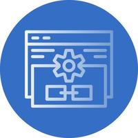 suivez la conception de l'icône vectorielle vecteur