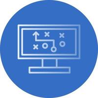 conception d'icône de vecteur de stratégie numérique