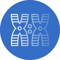 conception d'icône de vecteur de chromosome