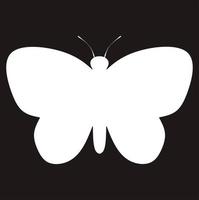 noir blanc papillon Cadre avec copie espace pour votre texte ou conception vecteur