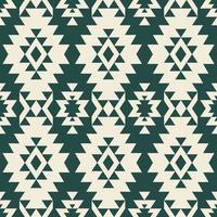 navajo blanc vert modèle. aztèque navajo géométrique forme sans couture modèle Contexte. ethnique sud-ouest modèle utilisation pour tissu, textile, Accueil intérieur décoration éléments, tapisserie, emballage vecteur