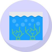 conception d'icône de vecteur de corail
