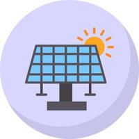 conception d'icône de vecteur d'énergie solaire