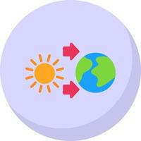 conception d'icône de vecteur d'énergie thermique