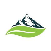 logo d & # 39; icône de montagne vecteur