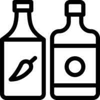 épices bouteille vecteur illustration sur une background.premium qualité symboles.vecteur Icônes pour concept et graphique conception.