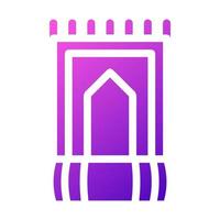 couverture icône solide pente rose style Ramadan illustration vecteur élément et symbole parfait.