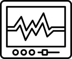 cardiologie icône style vecteur