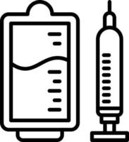 médical consommables icône style vecteur