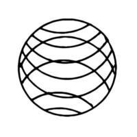 géométrique abstrait éléments memphis géométrique abstrait style. vecteur noir minimal formes pour moderne couverture conception.