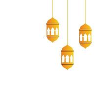 Ramadan kareem lanterne pendaison icône vecteur illustration conception. religieux conception, surtout musulman. adapté pour conception bannières, affiches, salutations commémorer musulman vacances ou religieux