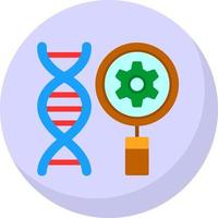 conception d'icône de vecteur de découverte génétique