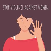 arrêter la violence contre la femme. arrêter la violence domestique. problèmes sociaux, abus et agression contre les femmes, harcèlement et intimidation.