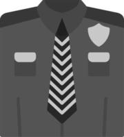 police uniforme vecteur icône