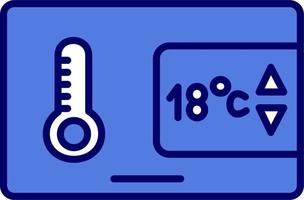 icône de vecteur de contrôle de température