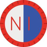 Pays-Bas cadran code vecteur icône