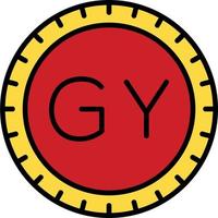 Guyane cadran code vecteur icône