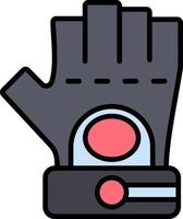 icône de vecteur de gants