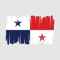 Panama drapeau vecteur illustration