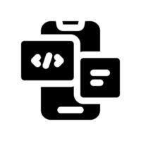 mobile app icône pour votre site Internet conception, logo, application, ui. vecteur