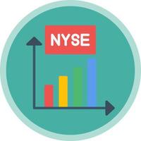 conception d'icône vectorielle nyse vecteur