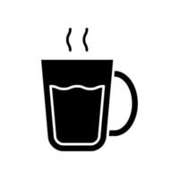 café tasse icône vecteur. thé tasse illustration signe. chaud boisson symbole ou logo. vecteur
