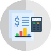 conception d'icône de vecteur de budget