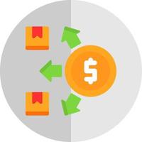 conception d'icône vectorielle de positionnement sur le marché vecteur