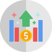 conception d'icône de vecteur de financement