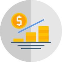 conception d'icône de vecteur de dépenses